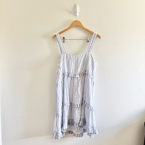 NWT Rails Sandy Blue Iris Striped Mix Sleeveless Dress size XL - Picture 6 of 11